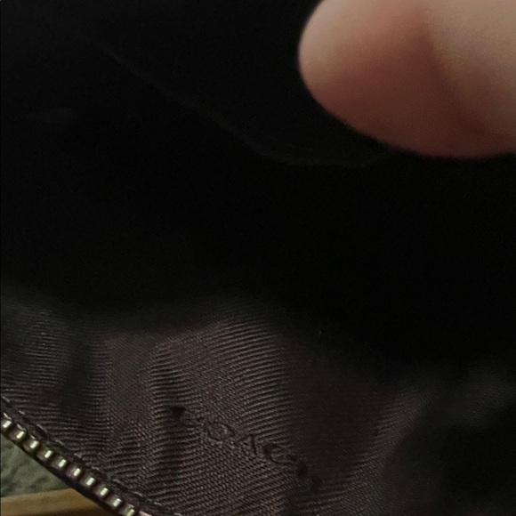 Coach Metallic Pink Wristlet NWOT - Picture 7 of 10